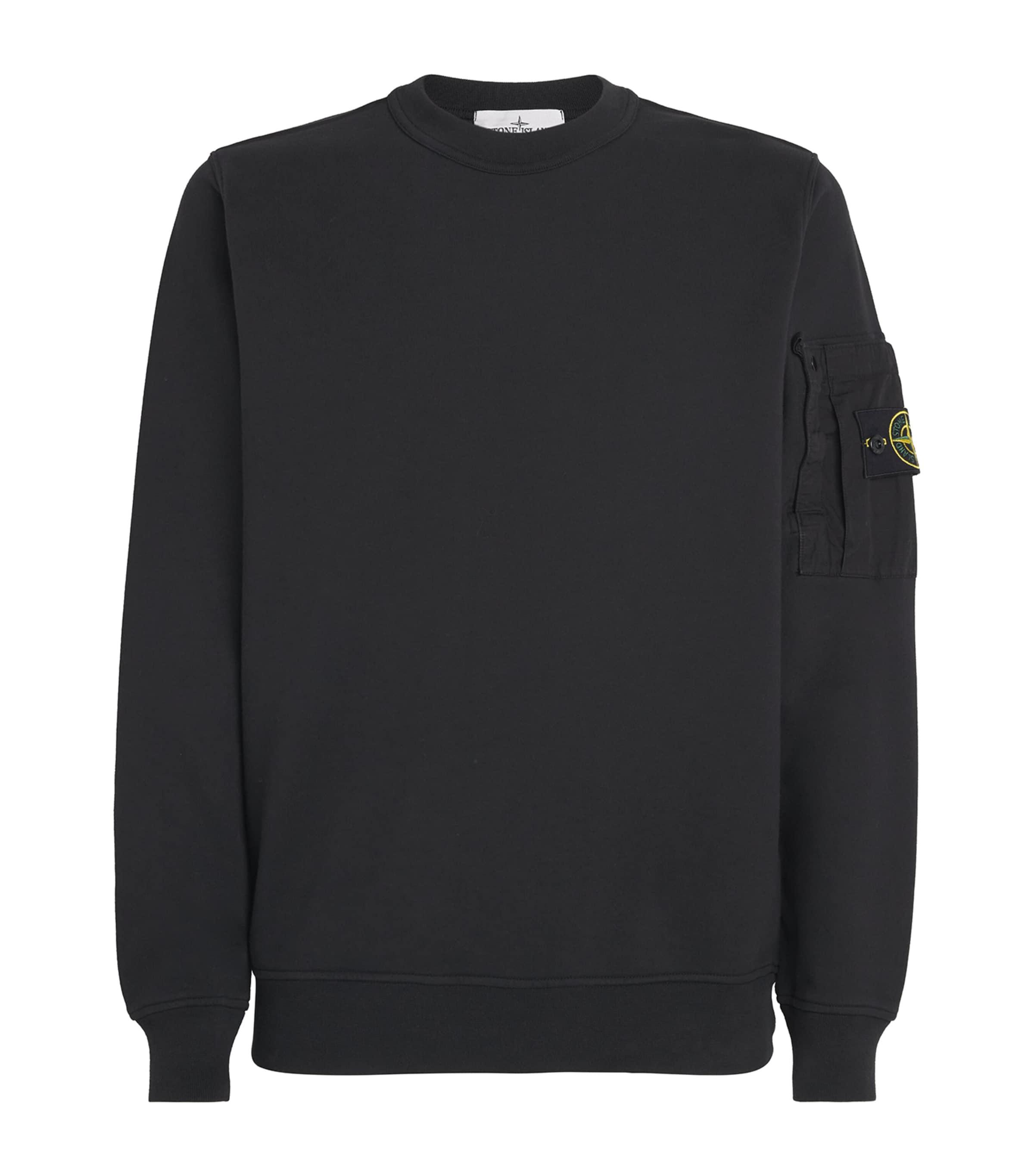 Stone Island Cotton Arm-Pocket Sweatshirt by STONE ISLAND
