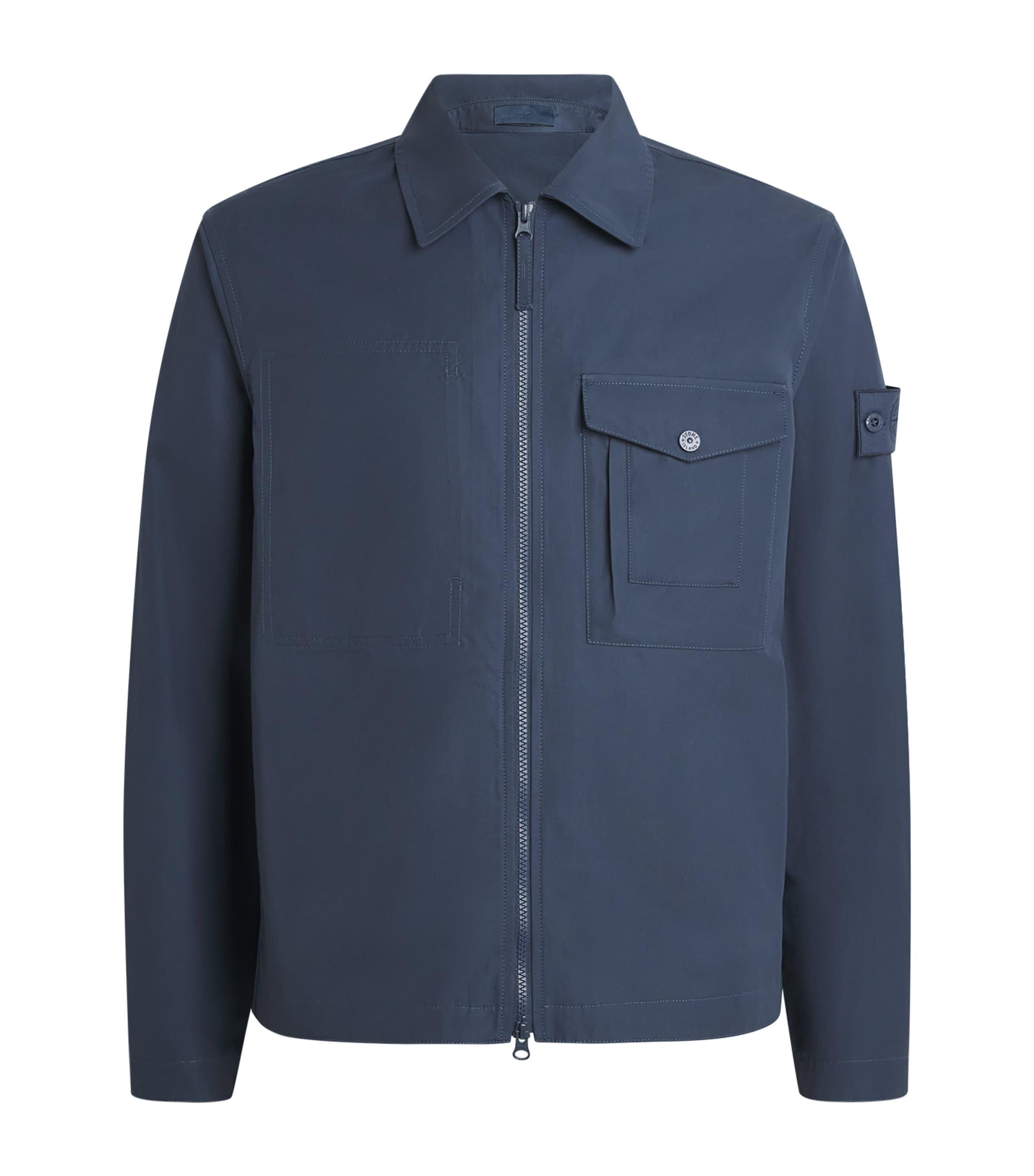 Stone Island Cotton Canvas Ghost Overshirt by STONE ISLAND