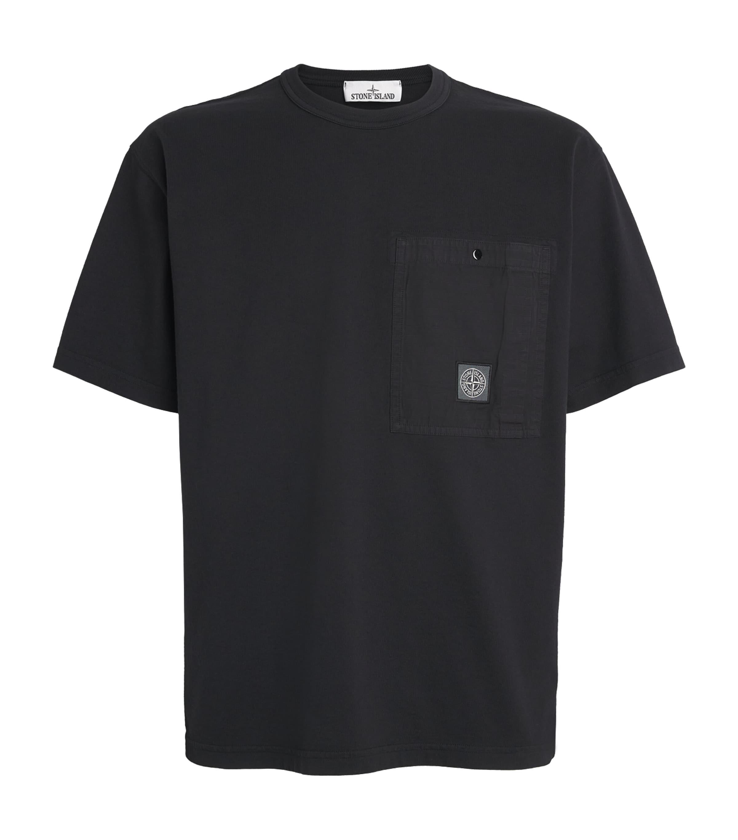 Stone Island Cotton Logo-Pocket T-Shirt by STONE ISLAND