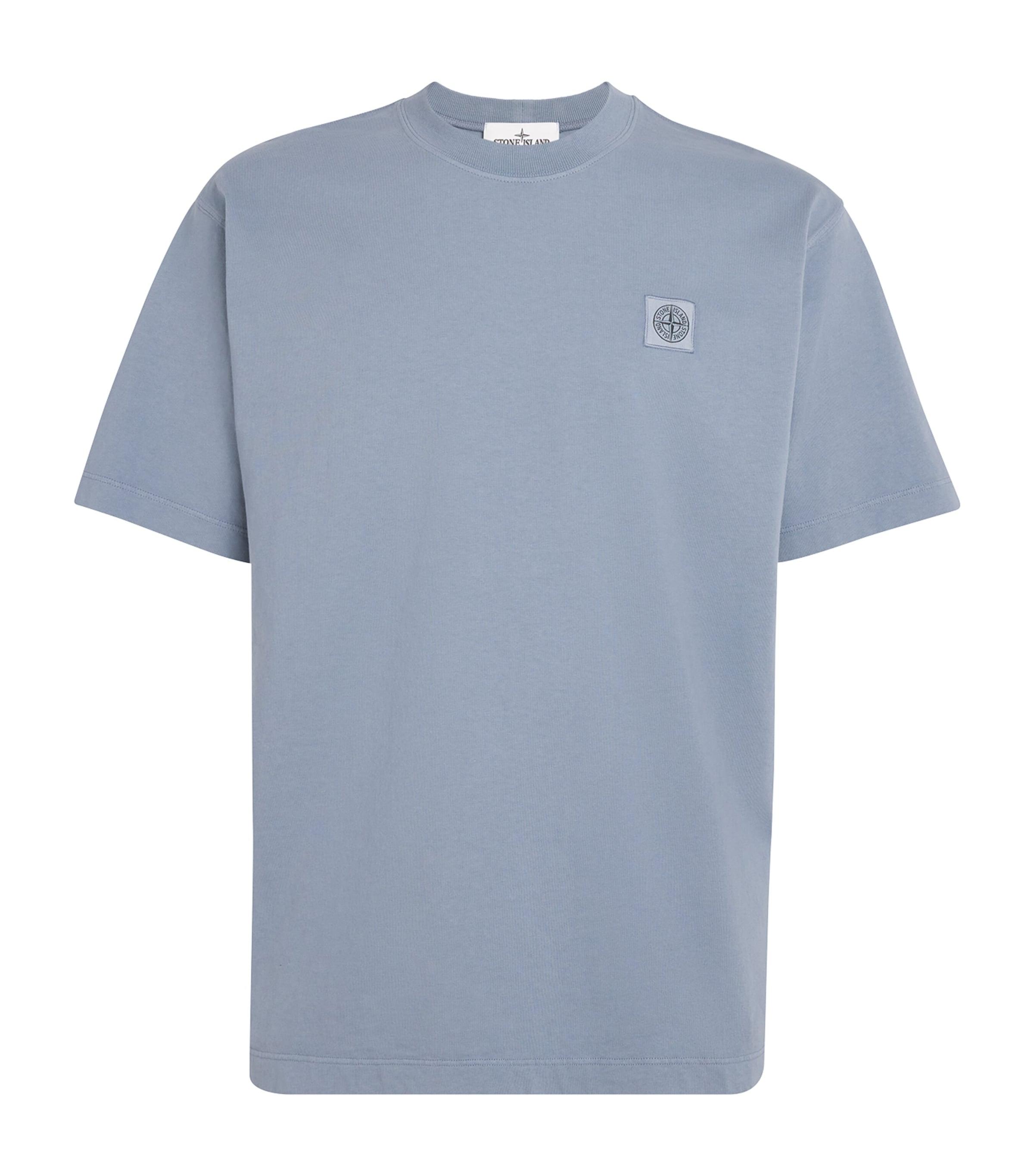 Stone Island Cotton Logo T-Shirt by STONE ISLAND