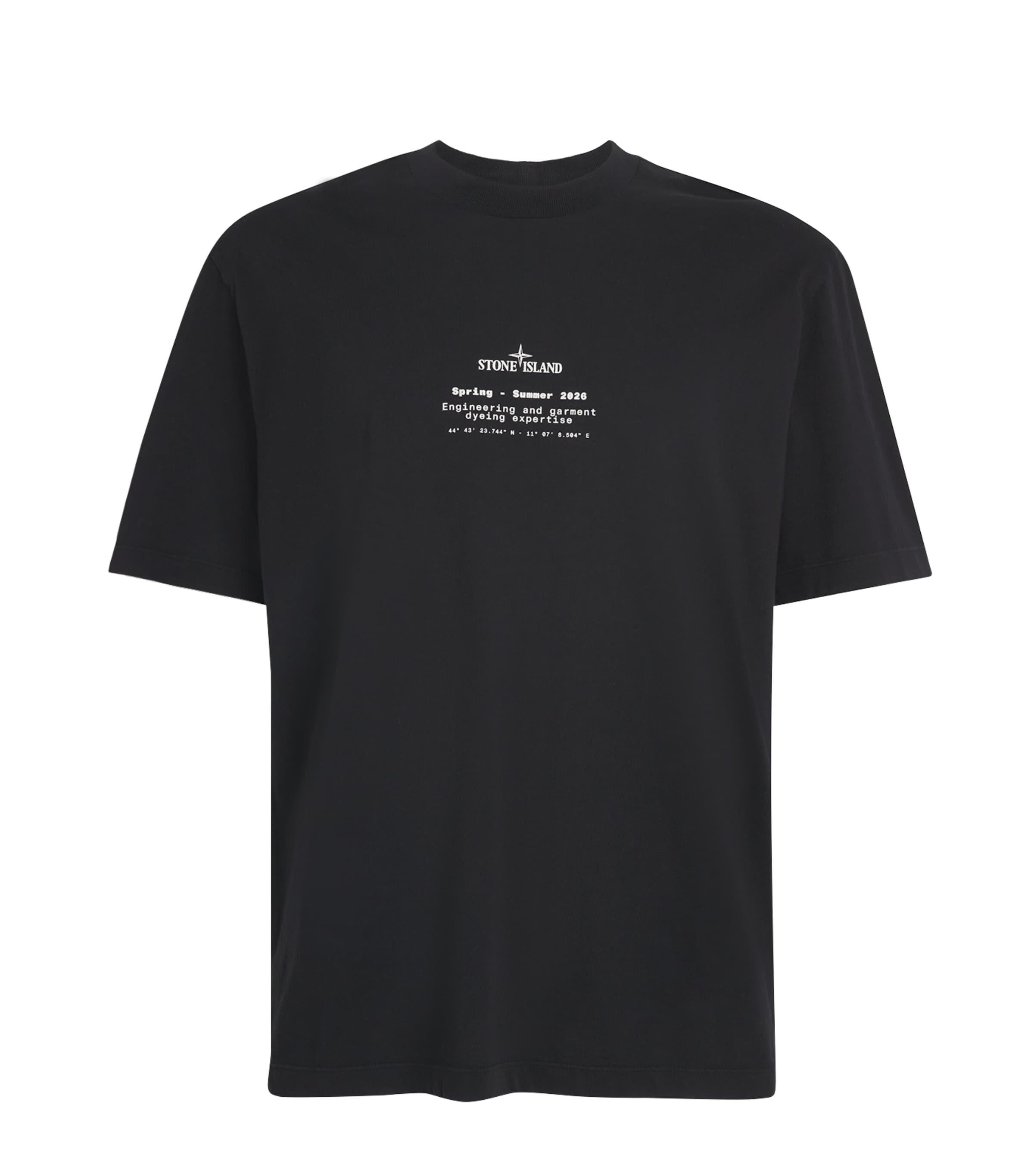 Stone Island Cotton Logo T-Shirt by STONE ISLAND