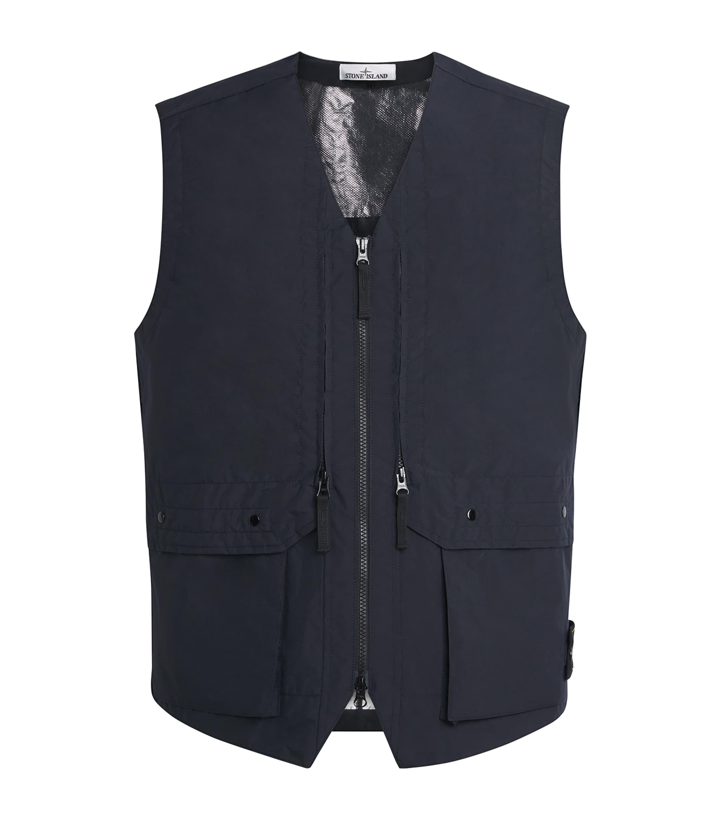 Stone Island Laminated Ripstop Vest by STONE ISLAND