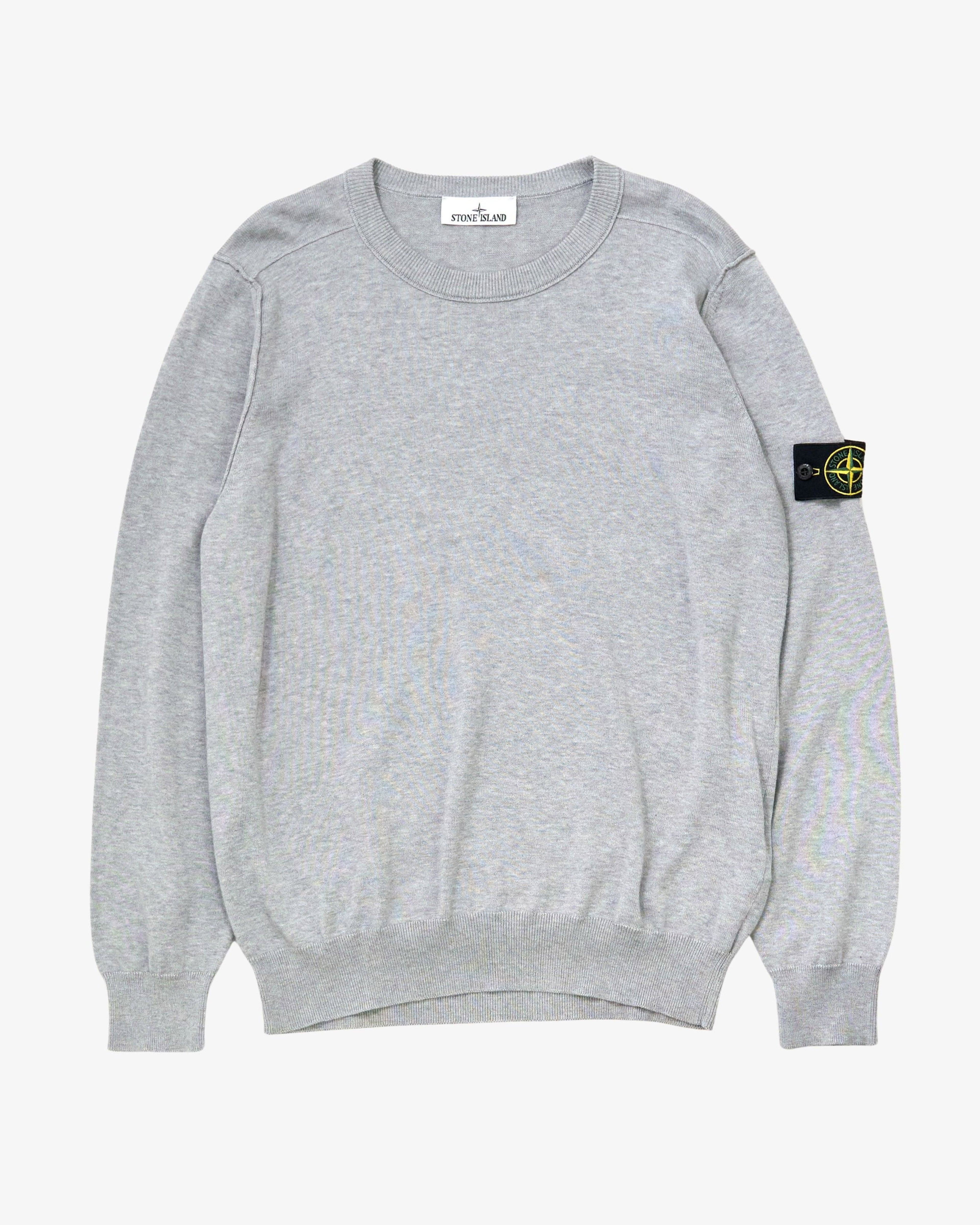 Stone Island - Men's Crew Neck - (Grey) by STONE ISLAND