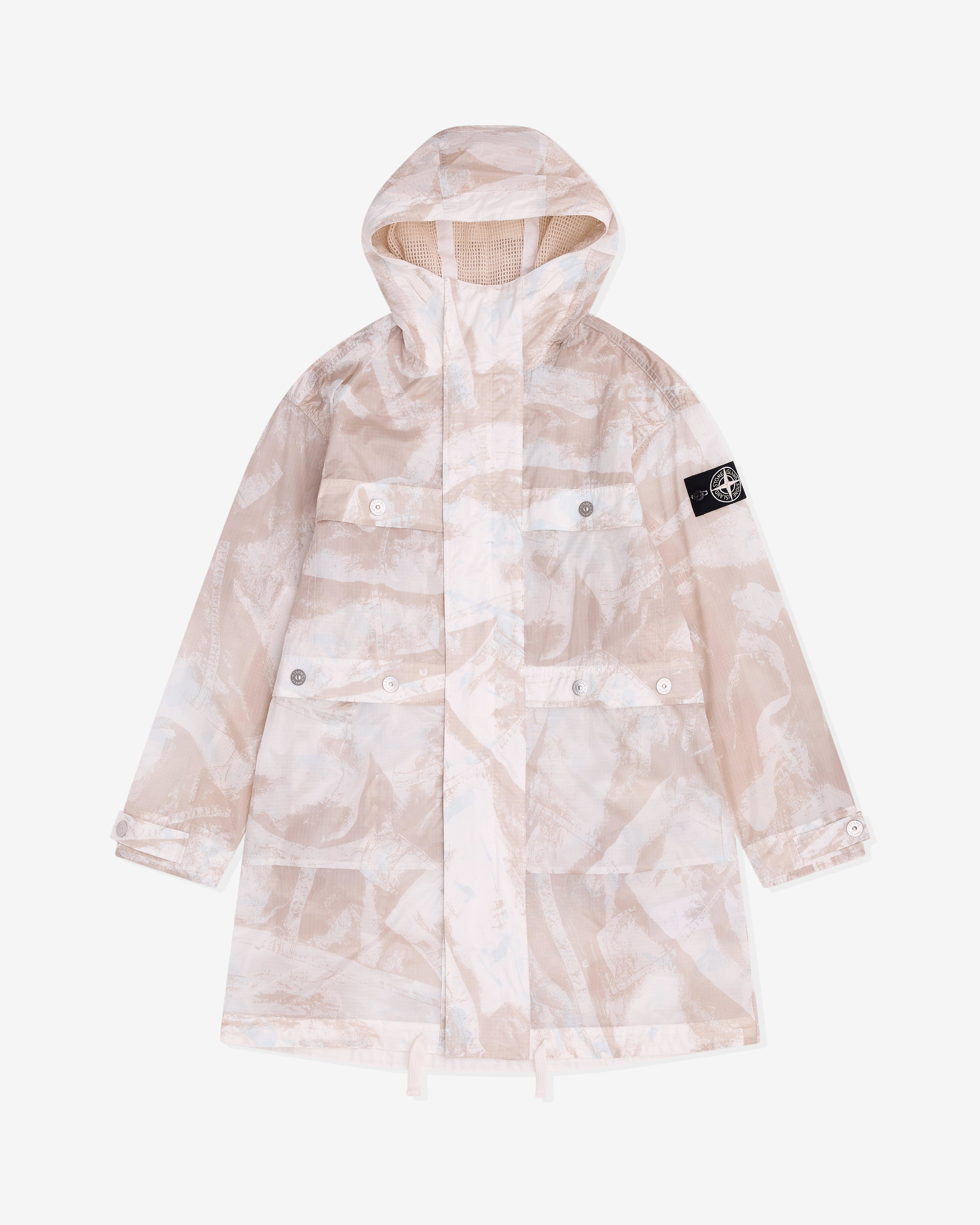 Stone Island - Men's Long Camo Parka - (Desert) by STONE ISLAND
