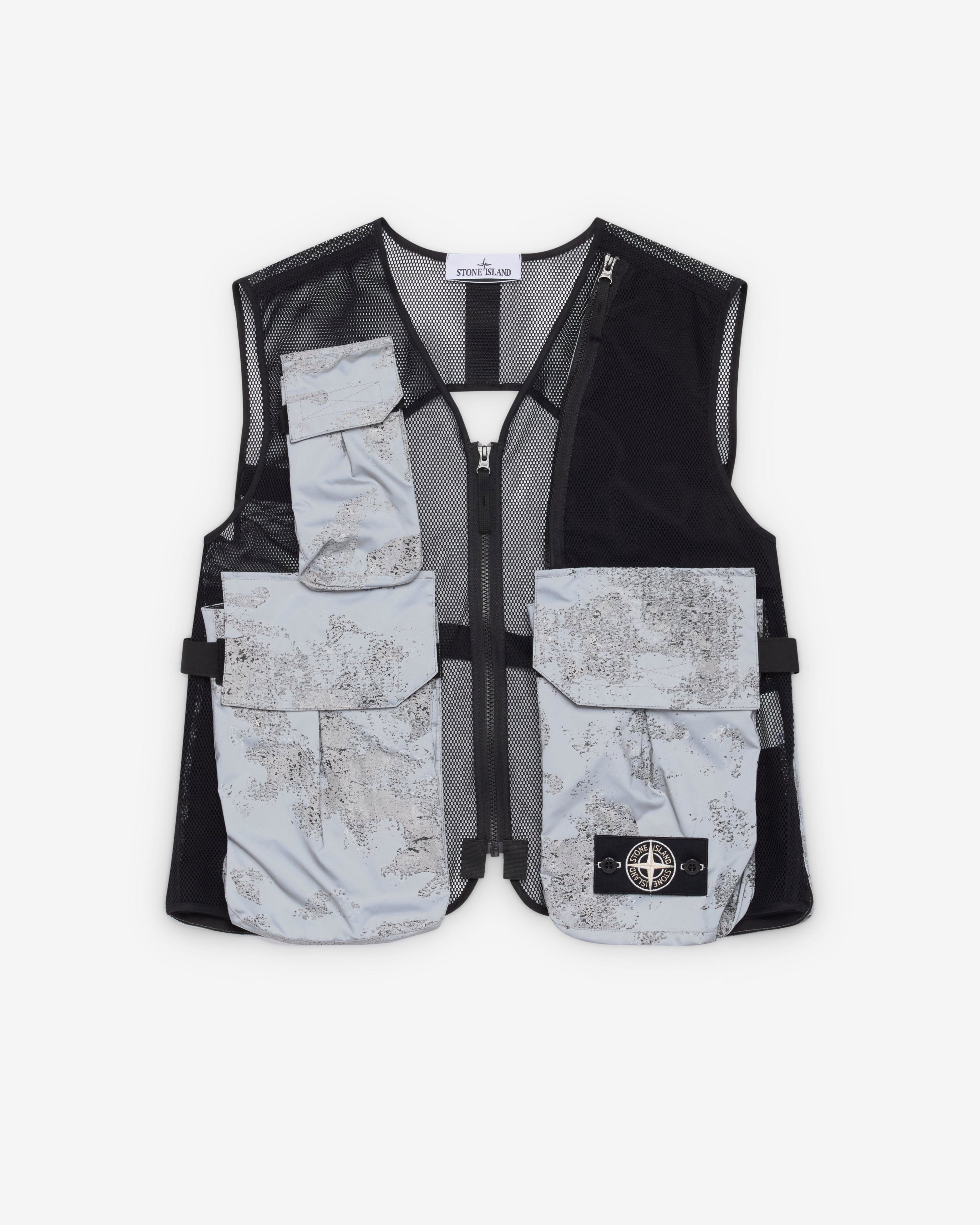 Stone Island - Men's Reflective Vest - (Grigio) by STONE ISLAND