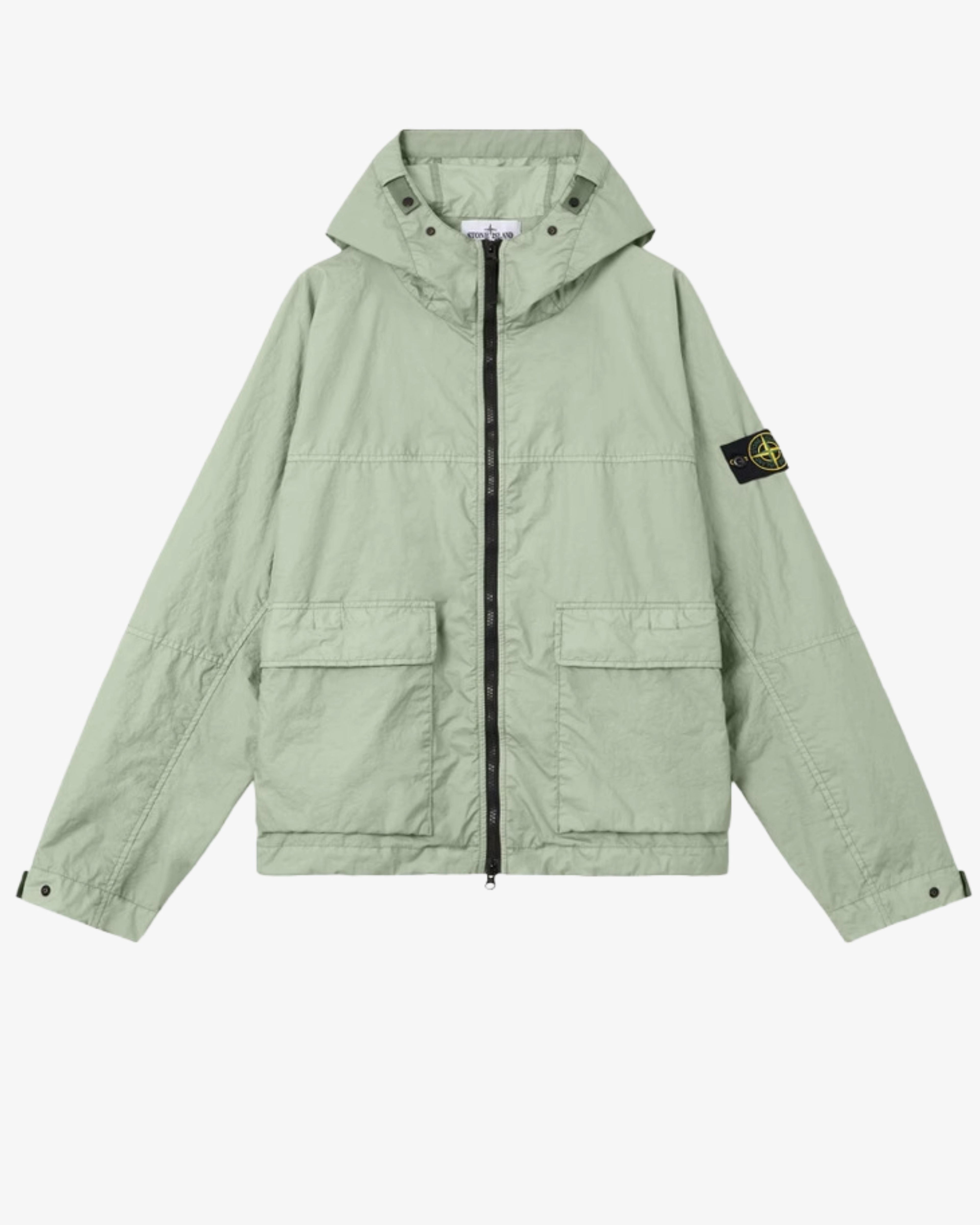 Stone Island - Men's Short Parka - (Light Green) by STONE ISLAND Stone Island - Men's Short Parka - (Light Green) by STONE ISLAND