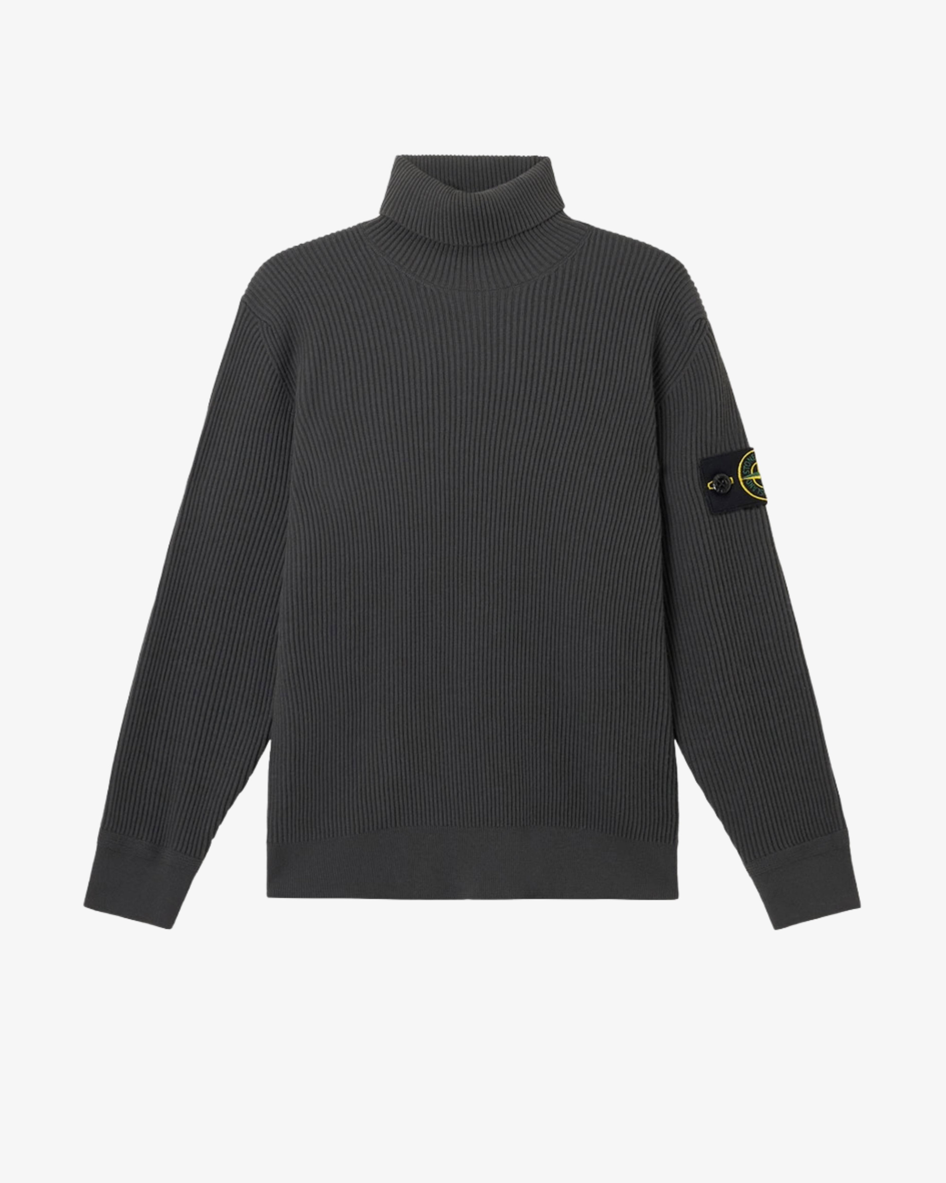 Stone Island - Men's T-Neck - (Grey V0062) by STONE ISLAND