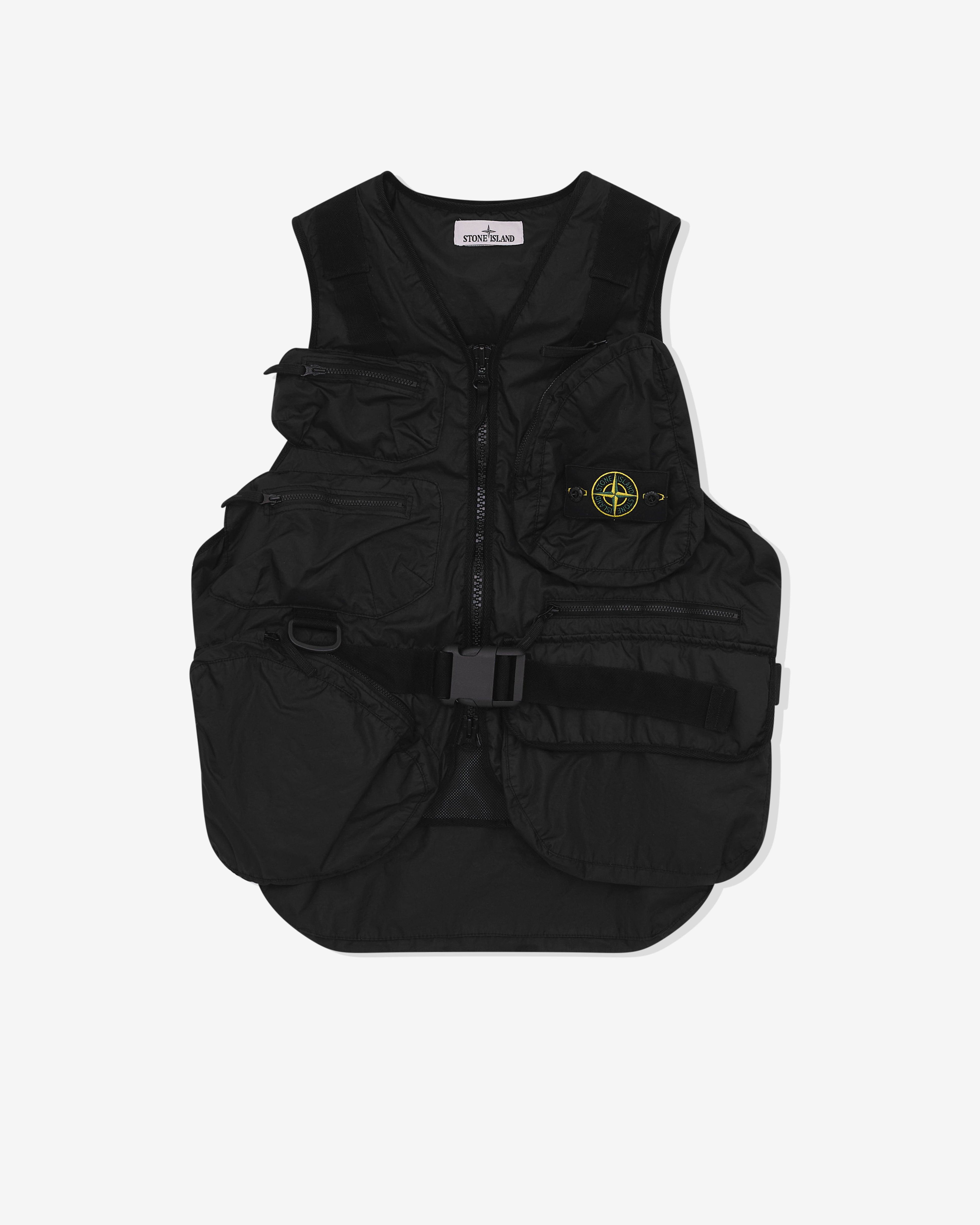 Stone Island - Men's Utility Vest - (Black) by STONE ISLAND Stone Island - Men's Utility Vest - (Black) by STONE ISLAND
