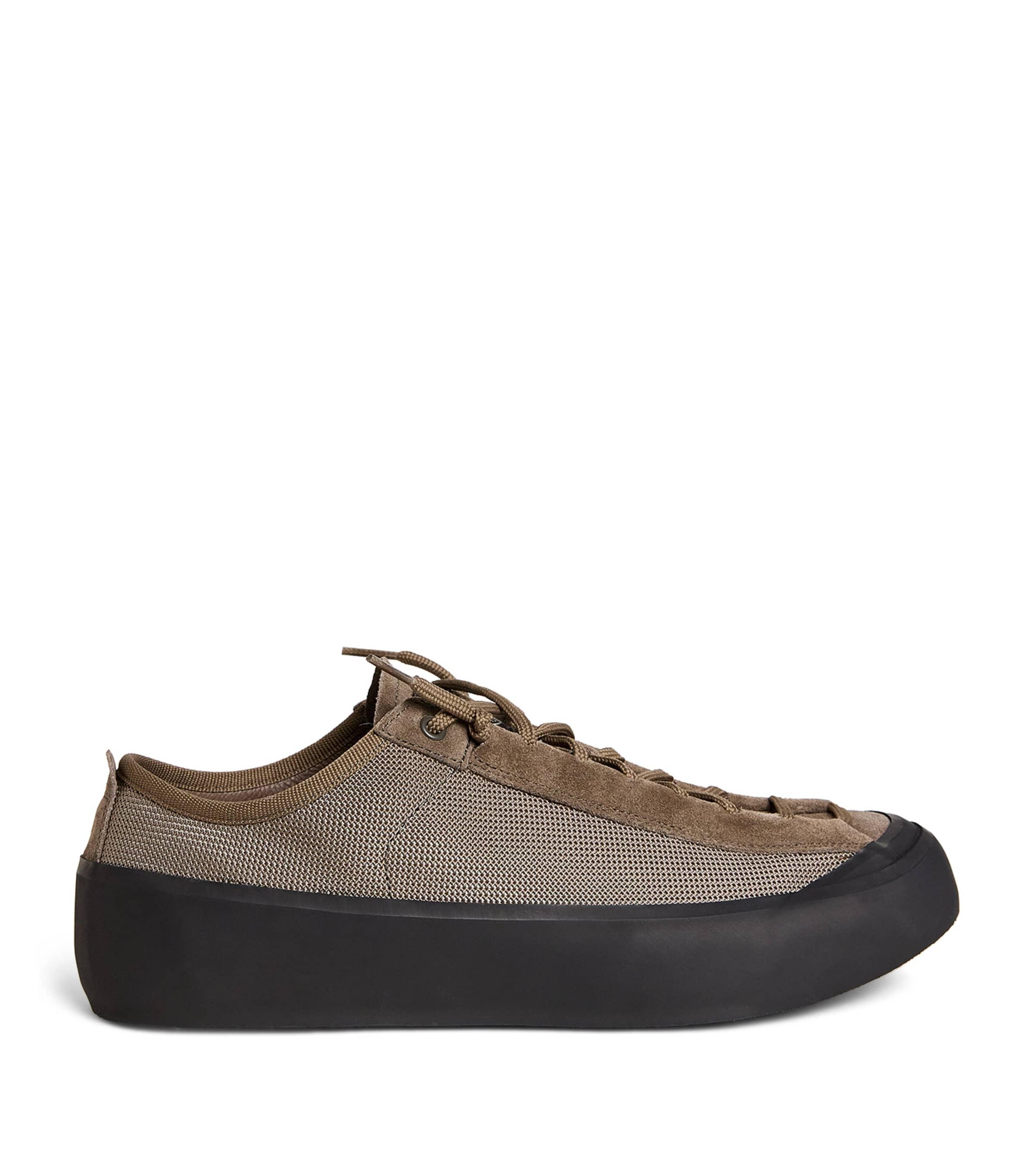 Stone Island Mesh-Suede Sneakers by STONE ISLAND