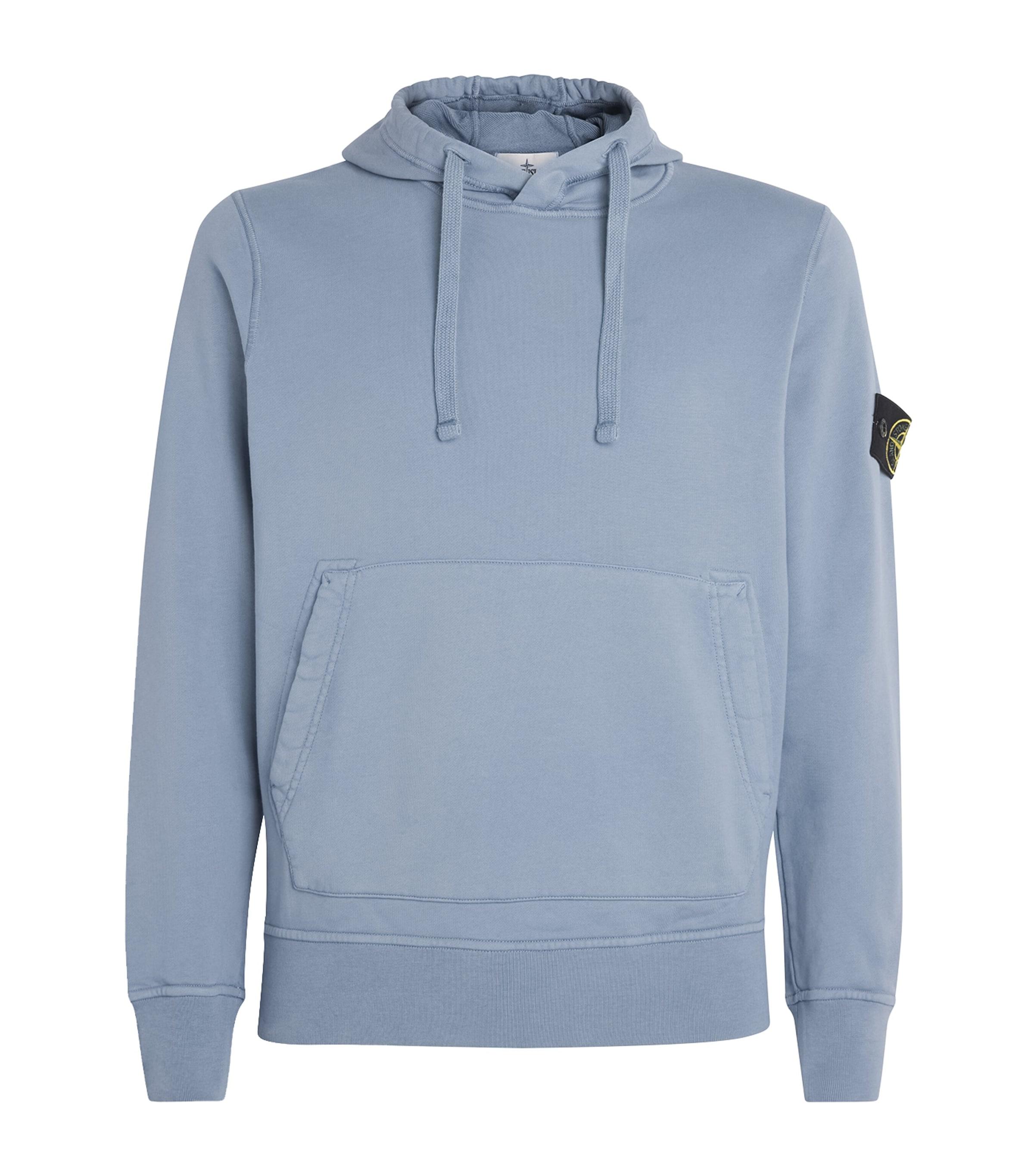 Stone Island Organic Cotton Fleece Hoodie by STONE ISLAND