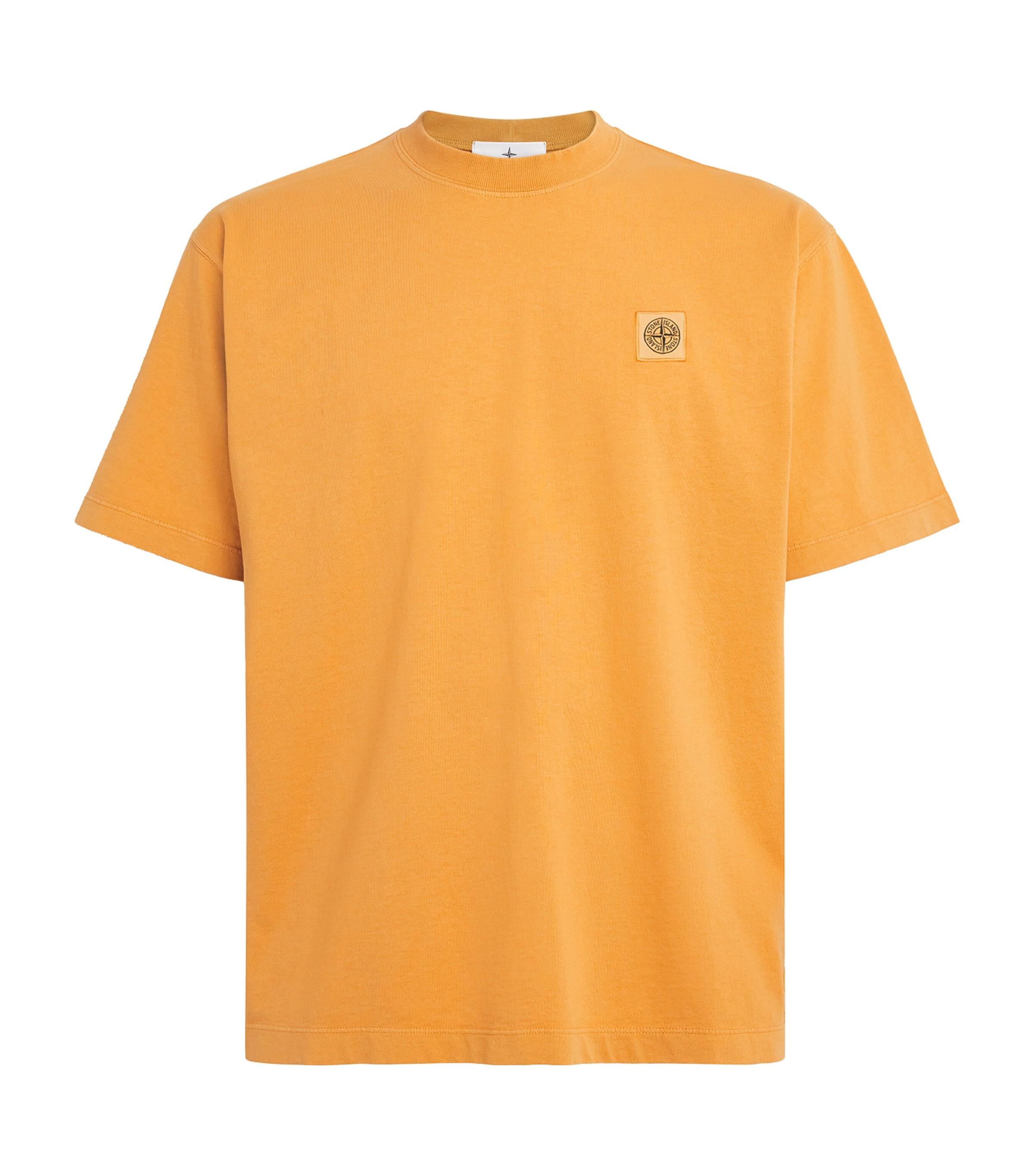 Stone Island Organic Cotton Logo T-Shirt by STONE ISLAND
