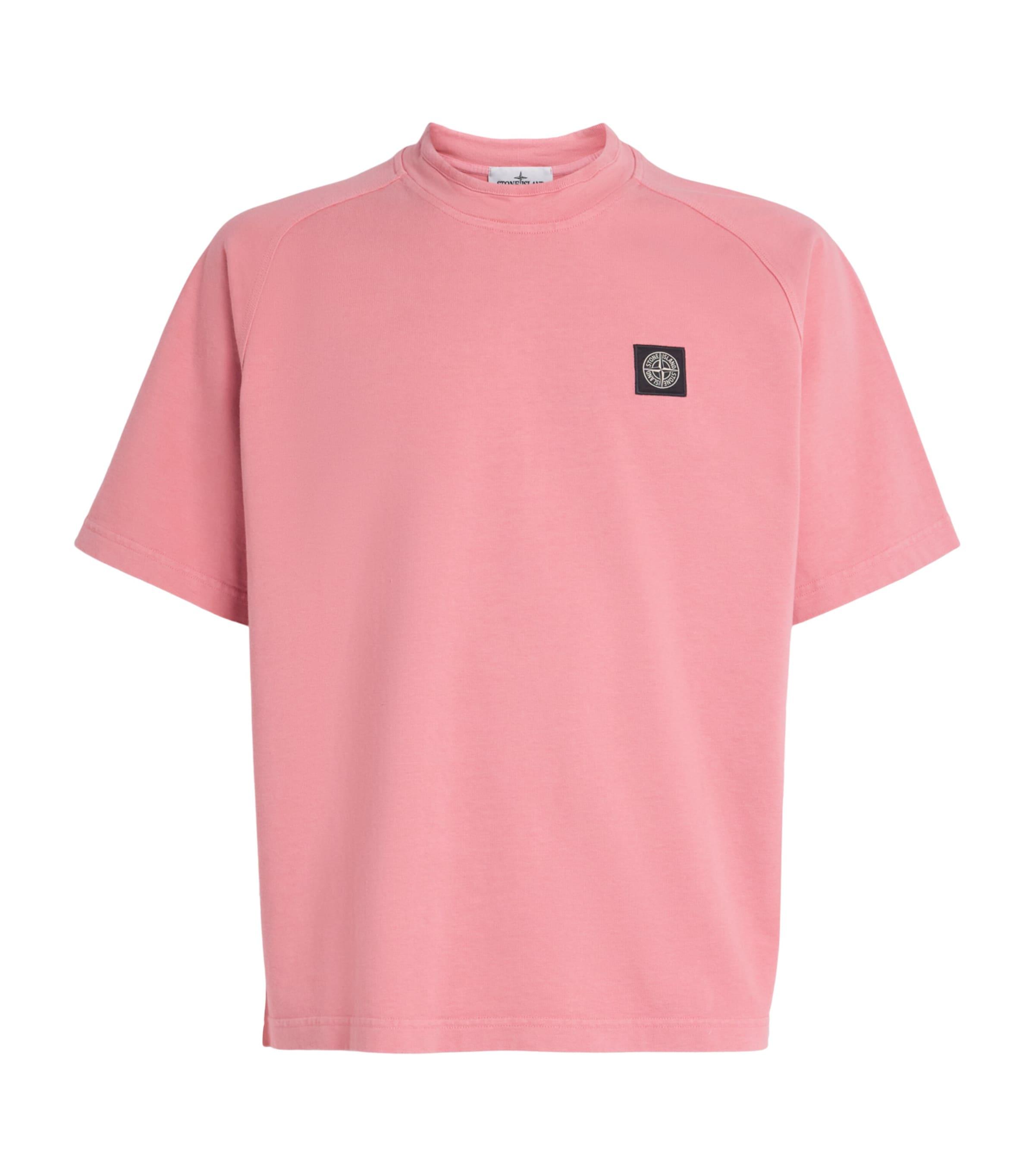 Stone Island Organic Cotton Old Effect T-Shirt by STONE ISLAND