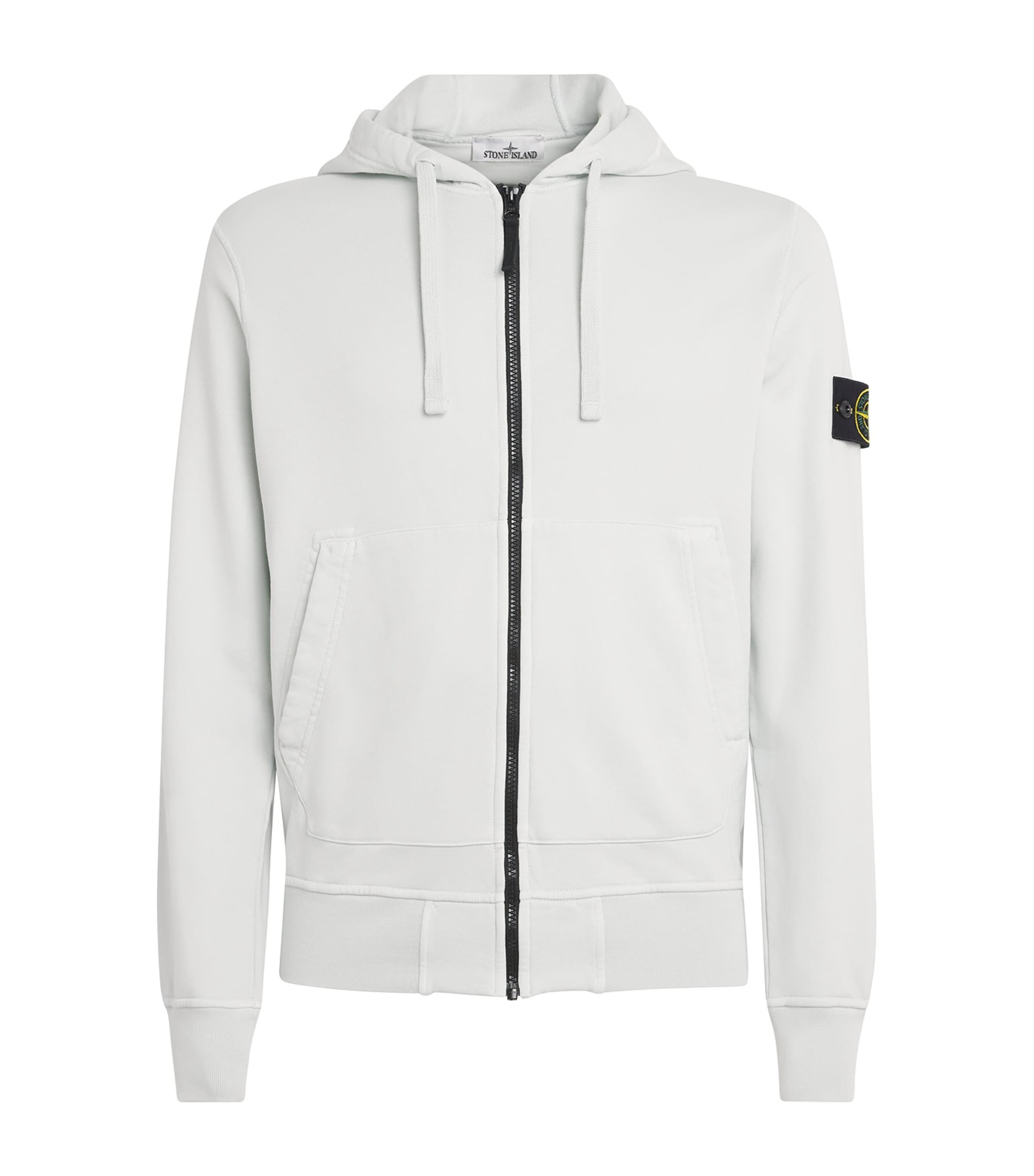 Stone Island Organic Cotton Zip-Up Hoodie by STONE ISLAND
