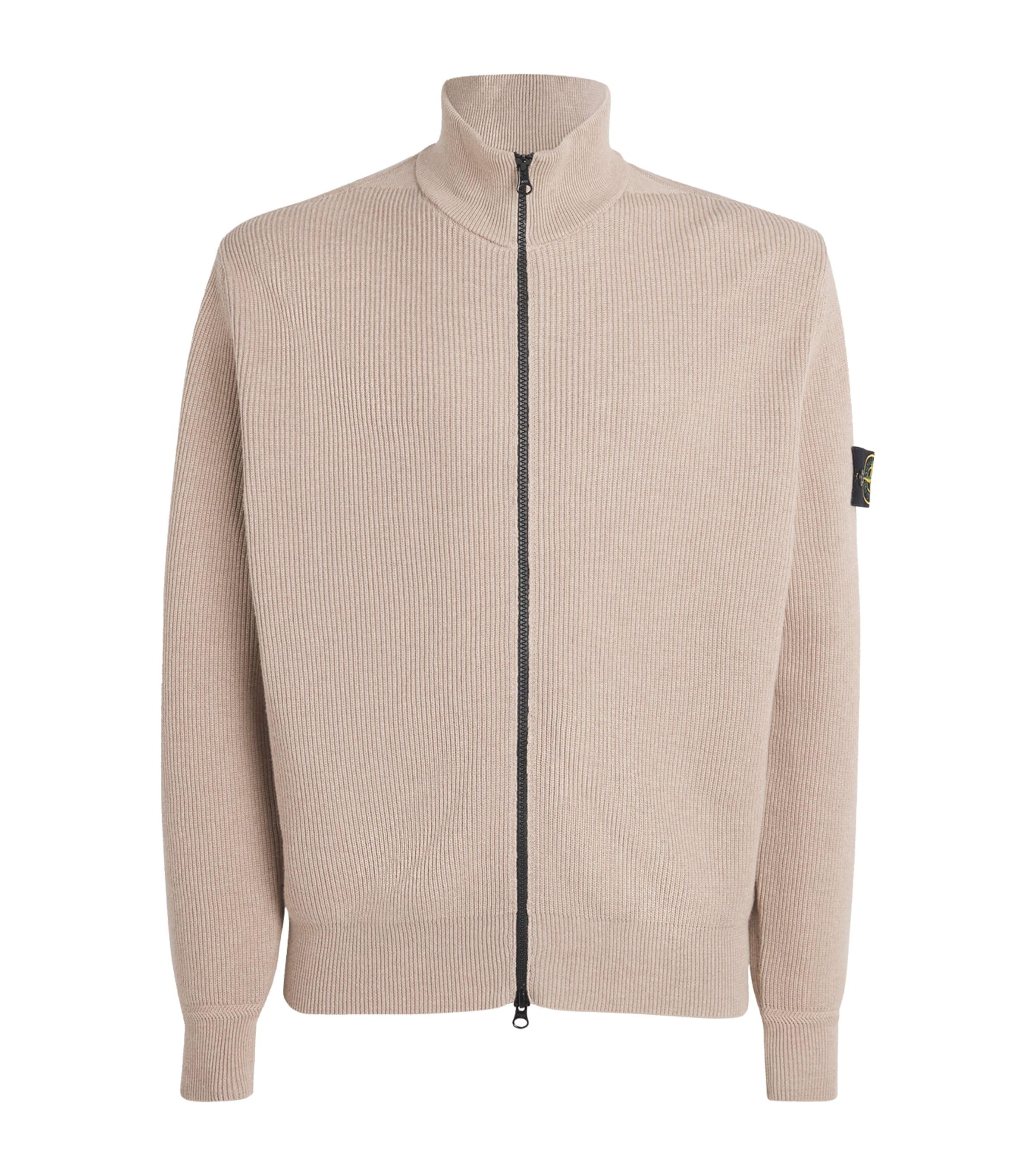 Stone Island Organic Cotton Zip-Up Sweater by STONE ISLAND