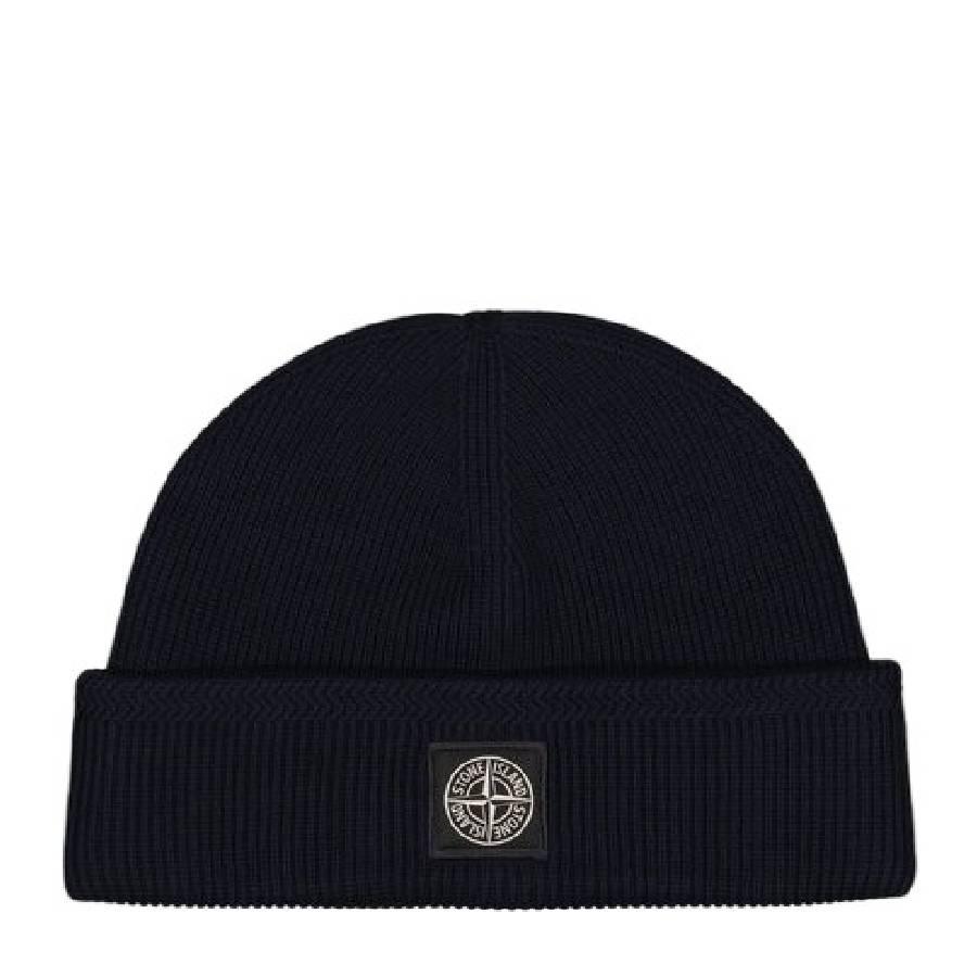 Stone Island Rib-Knit Cotton Beanie by STONE ISLAND