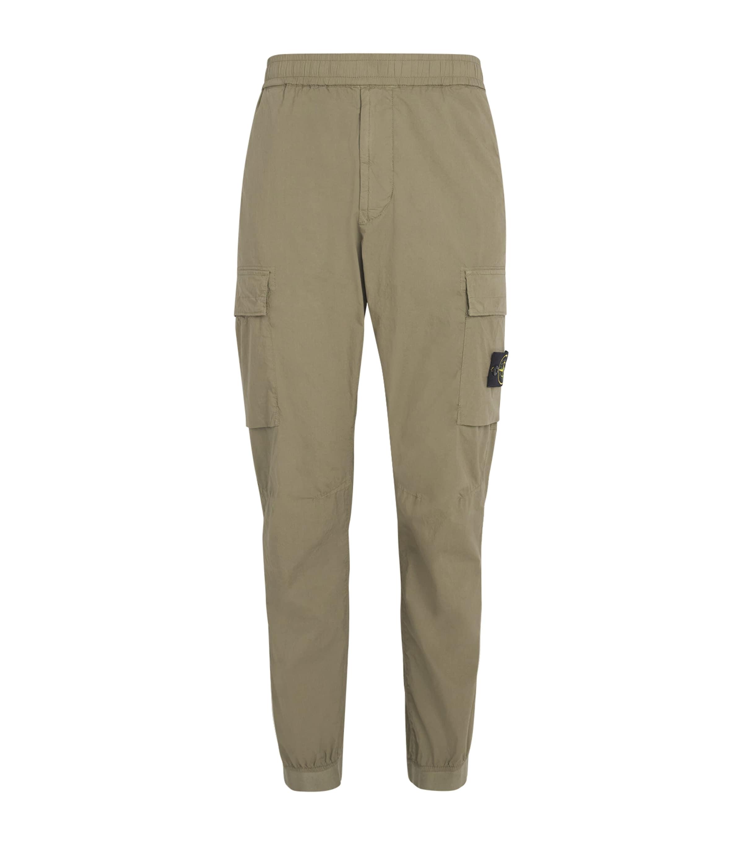 Stone Island Stretch-Cotton Cargo Trousers by STONE ISLAND