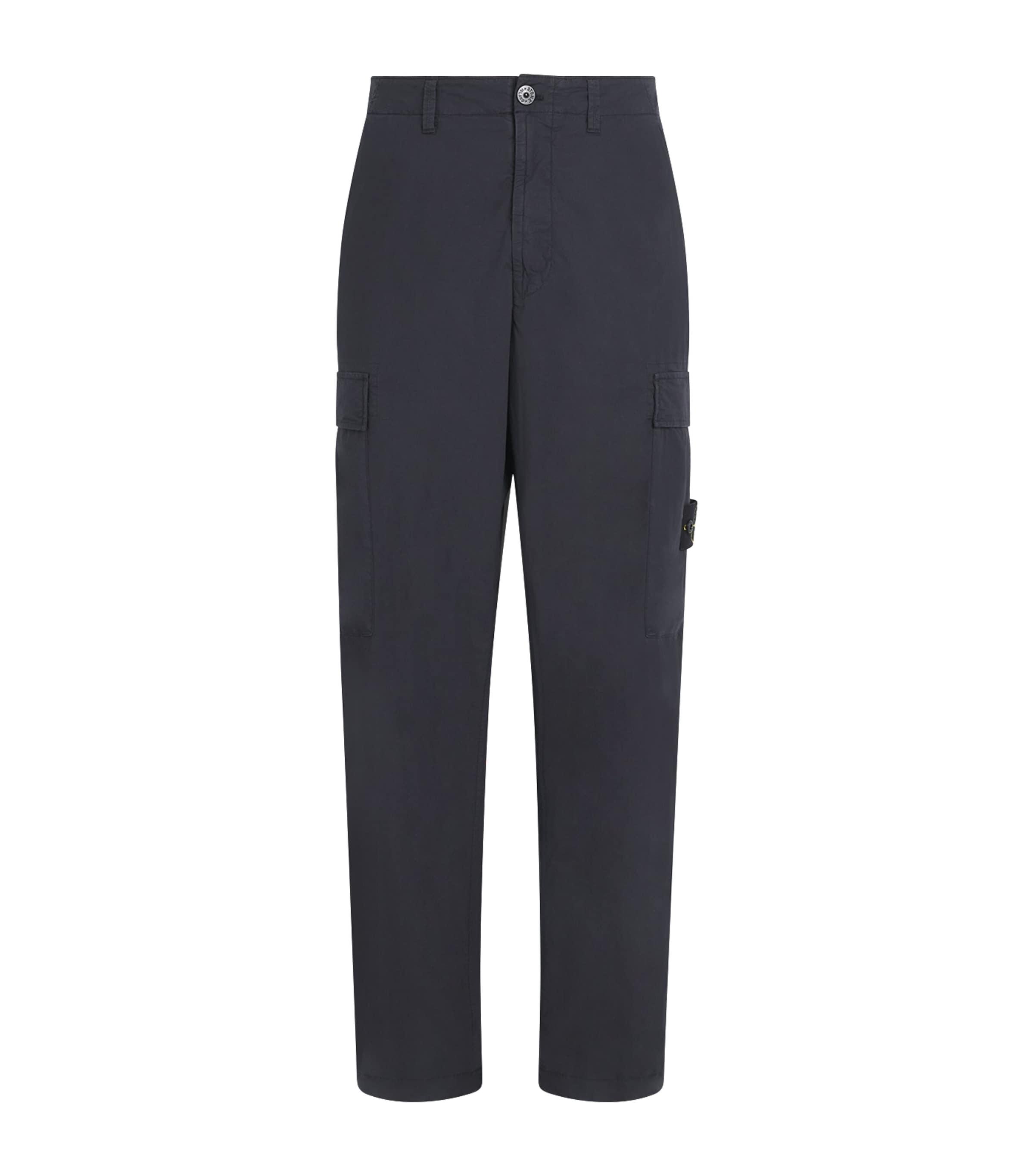 Stone Island Stretch-Cotton Straight Cargo Trousers by STONE ISLAND