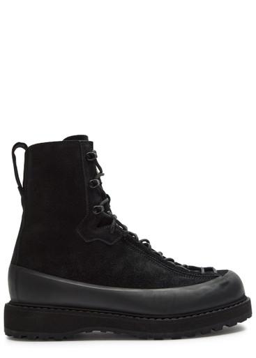 Suede hiking boots by STONE ISLAND