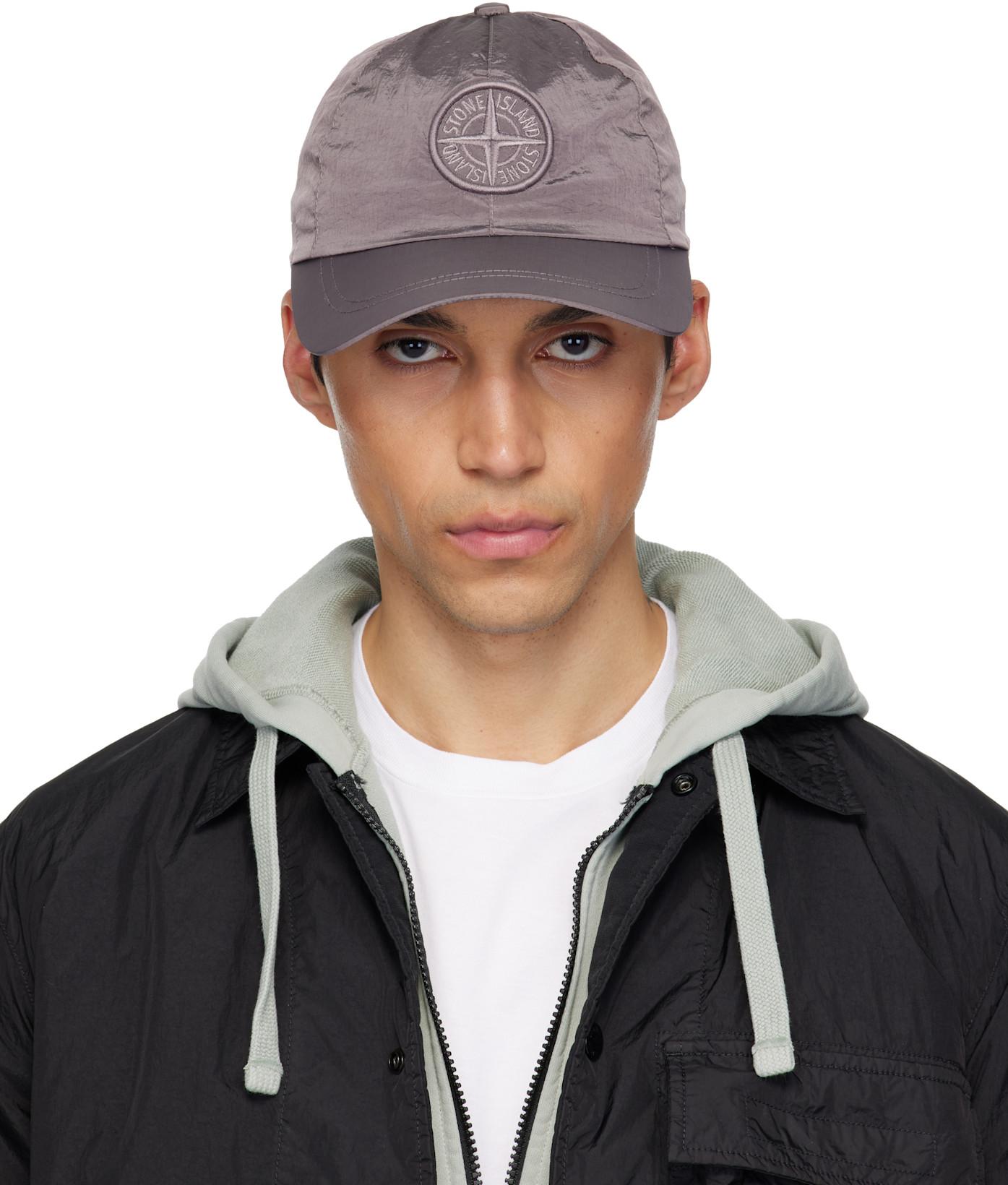 Taupe 9100011 Nylon Metal ECONYL Cap by STONE ISLAND