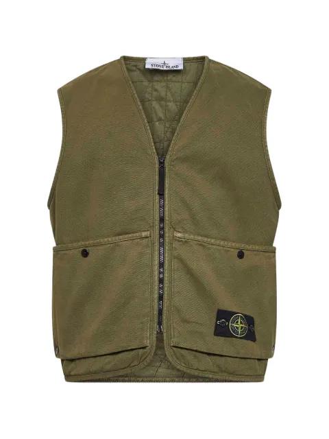 V-neck gilet by STONE ISLAND