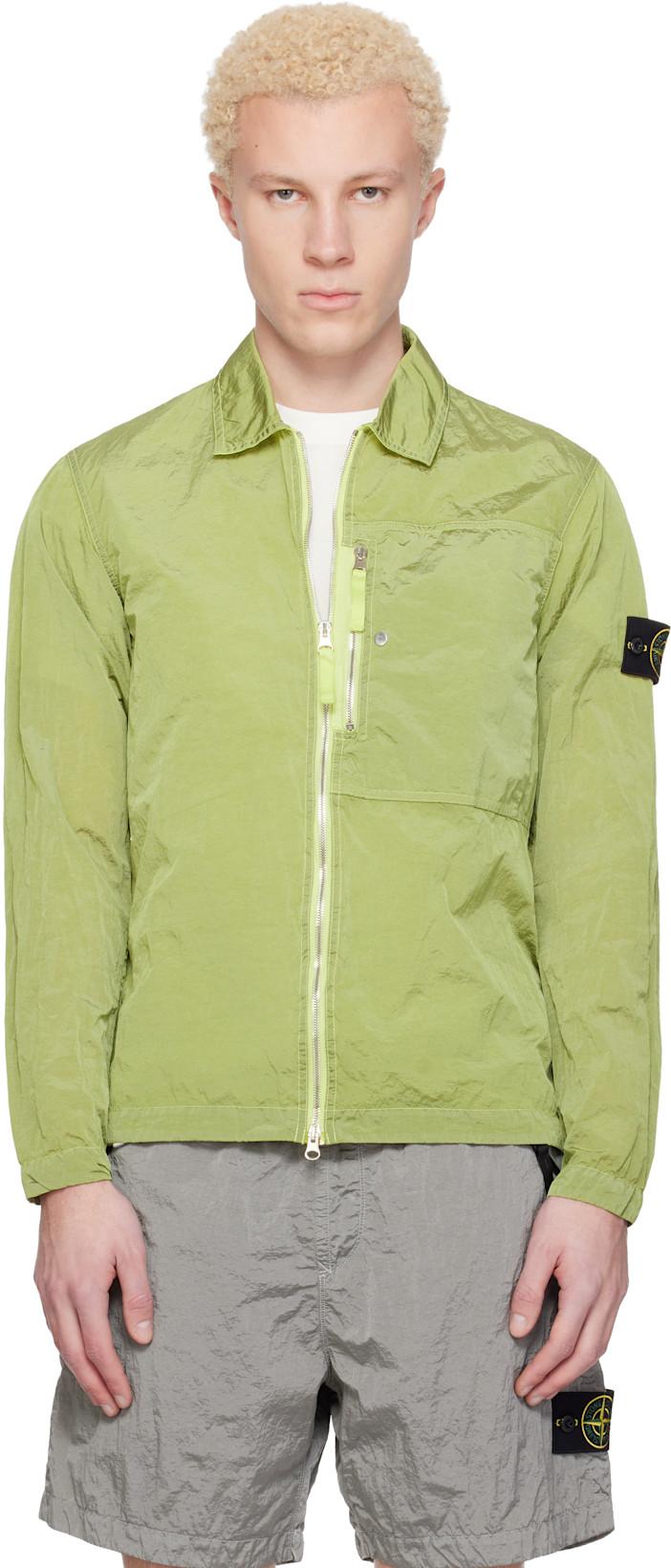 Yellow 1200038 Nylon Metal ECONYL® Jacket by STONE ISLAND