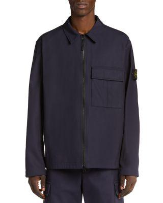 Zip Front Shirt Jacket by STONE ISLAND