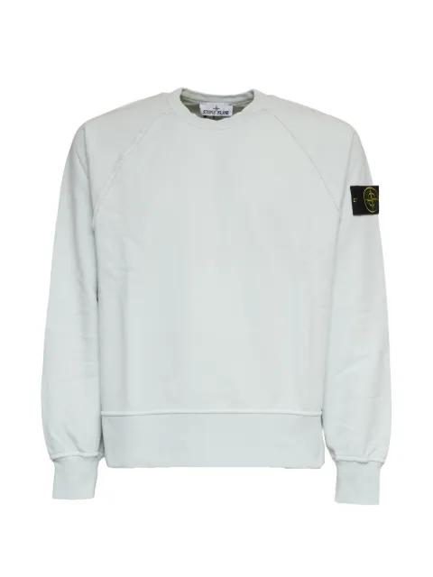 badge crew-neck sweatshirt by STONE ISLAND