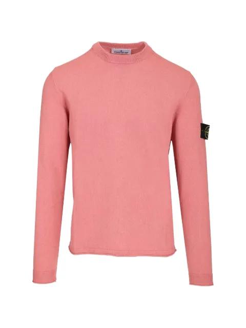 badge ribbed knitwear by STONE ISLAND