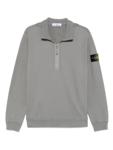 brushed-finish fleece sweatshirt by STONE ISLAND
