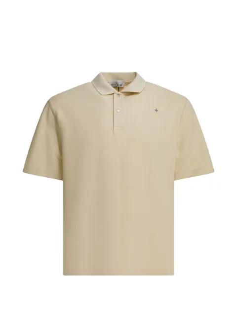 button-fastening polo shirt by STONE ISLAND