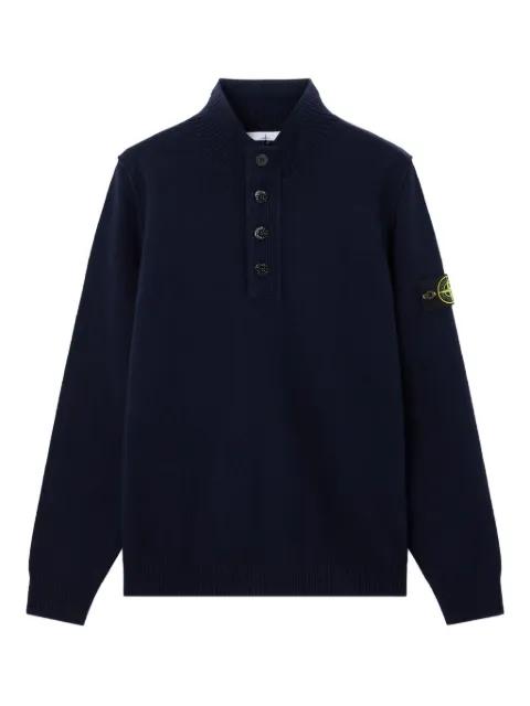 button-fastening polo shirt by STONE ISLAND