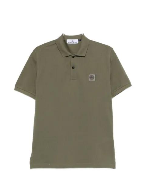 button logo-patch polo shirt by STONE ISLAND