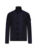button-up ribbed-knit sweater by STONE ISLAND