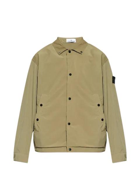 buttoned bomber jacket by STONE ISLAND