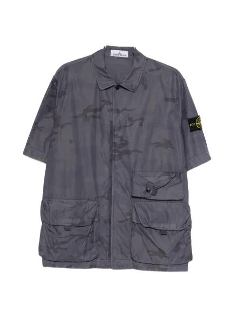 camouflage pocket shirt by STONE ISLAND