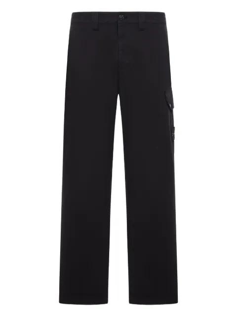 cargo-pocket straight-leg trousers by STONE ISLAND