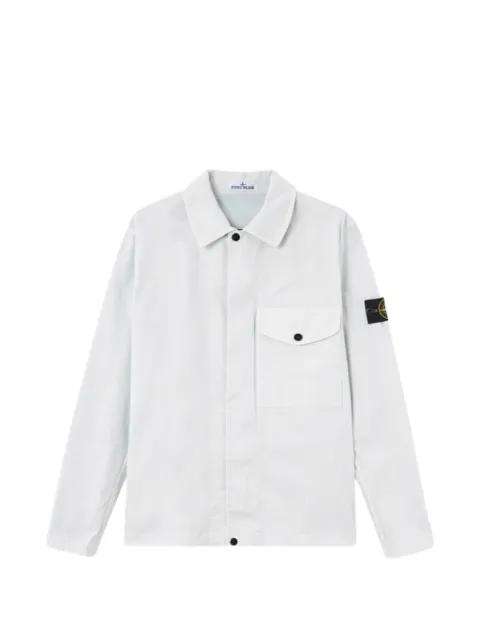 chest-pocket overshirt by STONE ISLAND