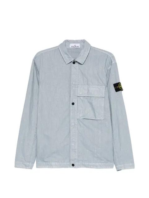 chest-pocket shirt jacket by STONE ISLAND