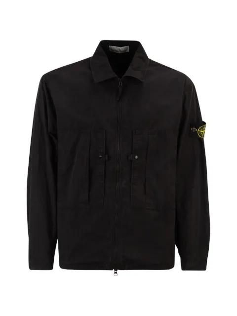 chest-pockets zip jacket by STONE ISLAND