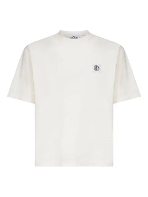 compass-logo patch T-shirt by STONE ISLAND