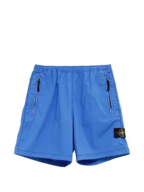 compass logo-patch shorts by STONE ISLAND