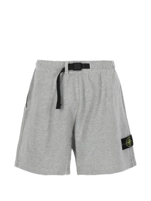 compass-patch buckled shorts by STONE ISLAND