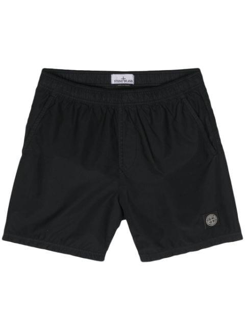 compass-patch swim shorts by STONE ISLAND