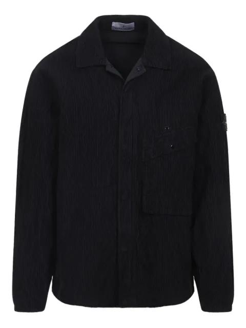 corduroy patch-pocket shirt by STONE ISLAND