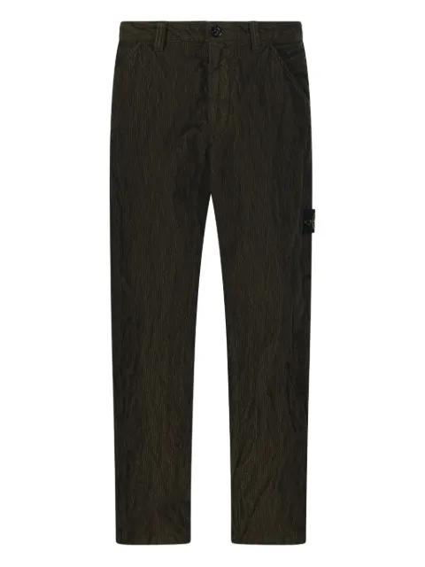 corduroy patch-pocket trousers by STONE ISLAND