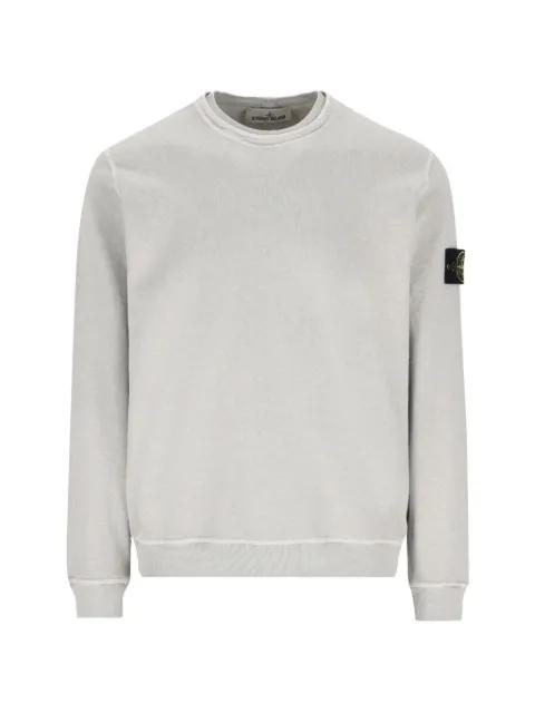 crew-neck logo-badge sweatshirt by STONE ISLAND