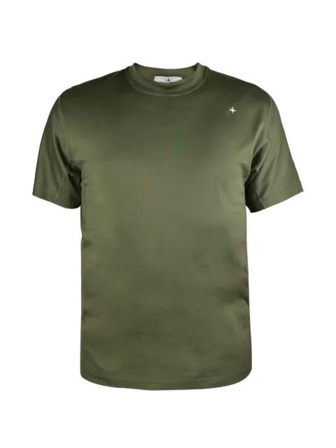 crew-neck logo-detail T-shirt by STONE ISLAND