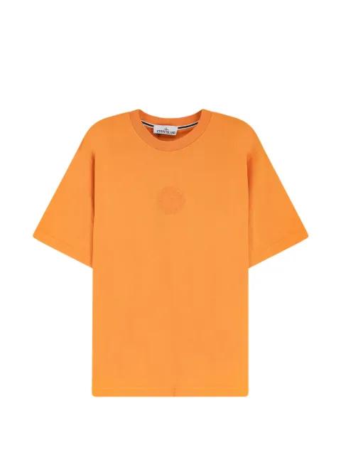 crew-neck logo-detail T-shirt by STONE ISLAND