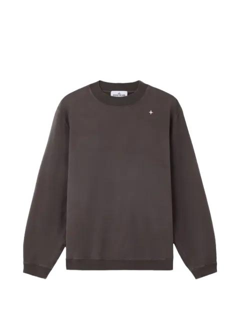 crew-neck logo sweatshirt by STONE ISLAND