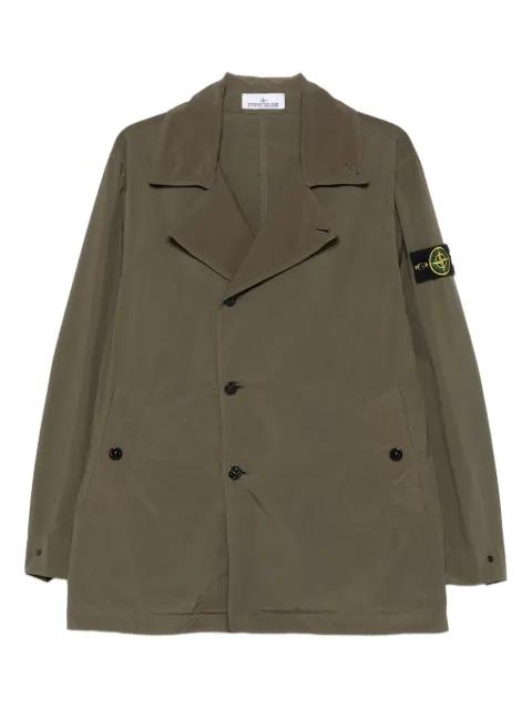 double-breasted coat by STONE ISLAND